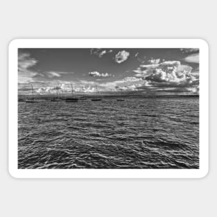 Boats on Lake Constance Sticker